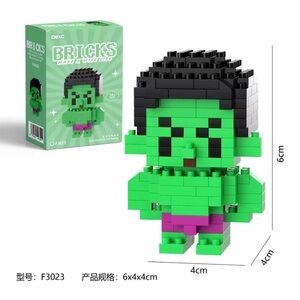 Lego Style Marvel The Hulk Avenger Building Blocks Set Figures Toy Gift for Kids